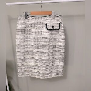 Mario Serrani Italy Tweed Pencil Skirt Size 6